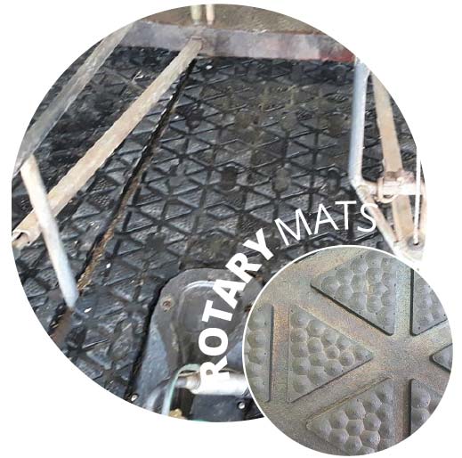 rotary platform mats