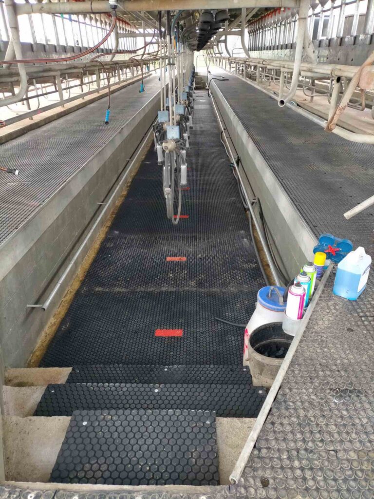 pit and bails rubber matting